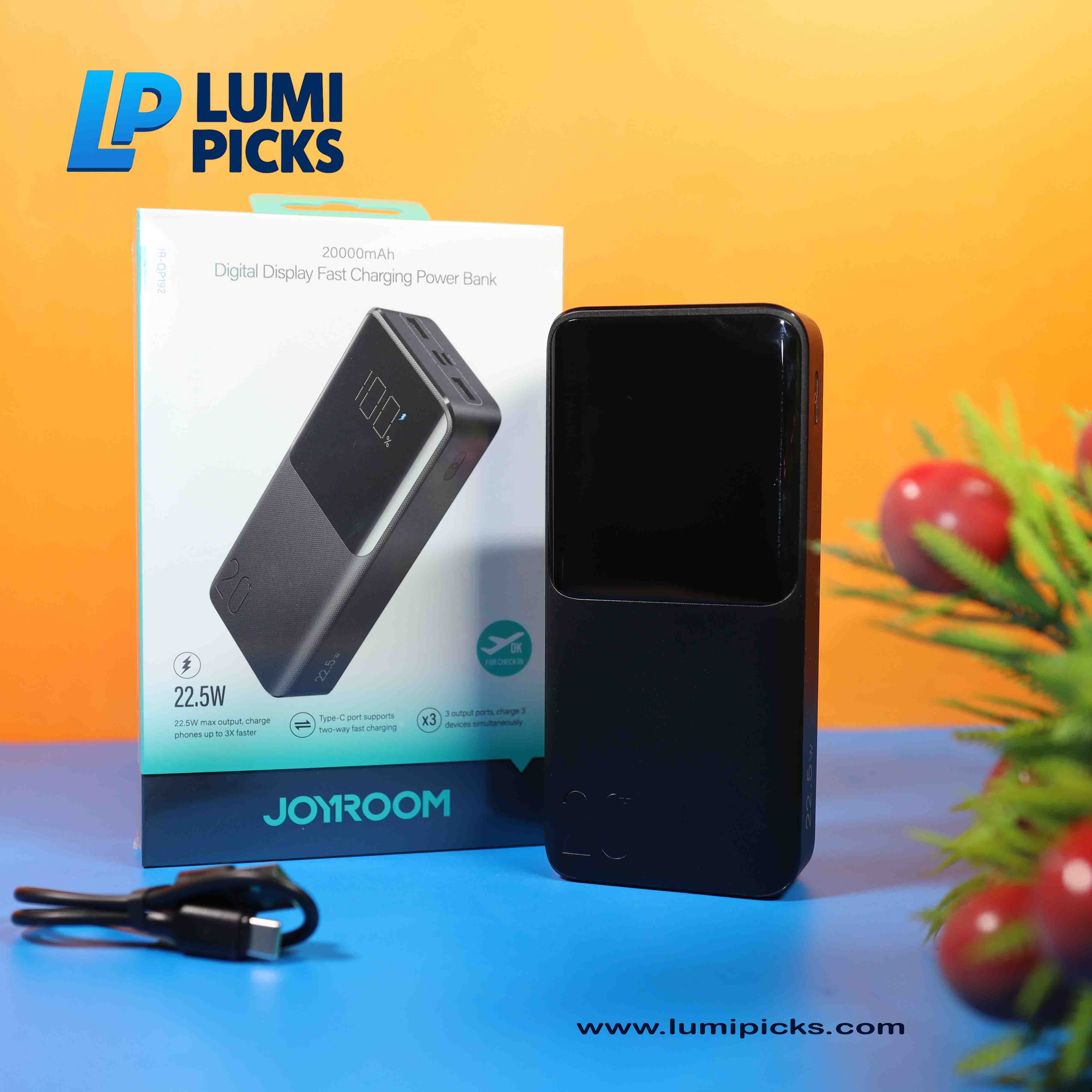 Joyroom JR-QP192 20000mAh 22.5W Fast Charging Power Bank