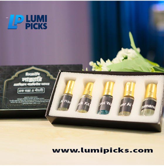 ভিআইপি লাক্সারি এরাবিয়ান পারফিউম আতর ৫ পিচ