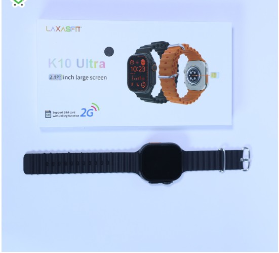 Laxasfit K10 Ultra Smart Watch With Sim Supported