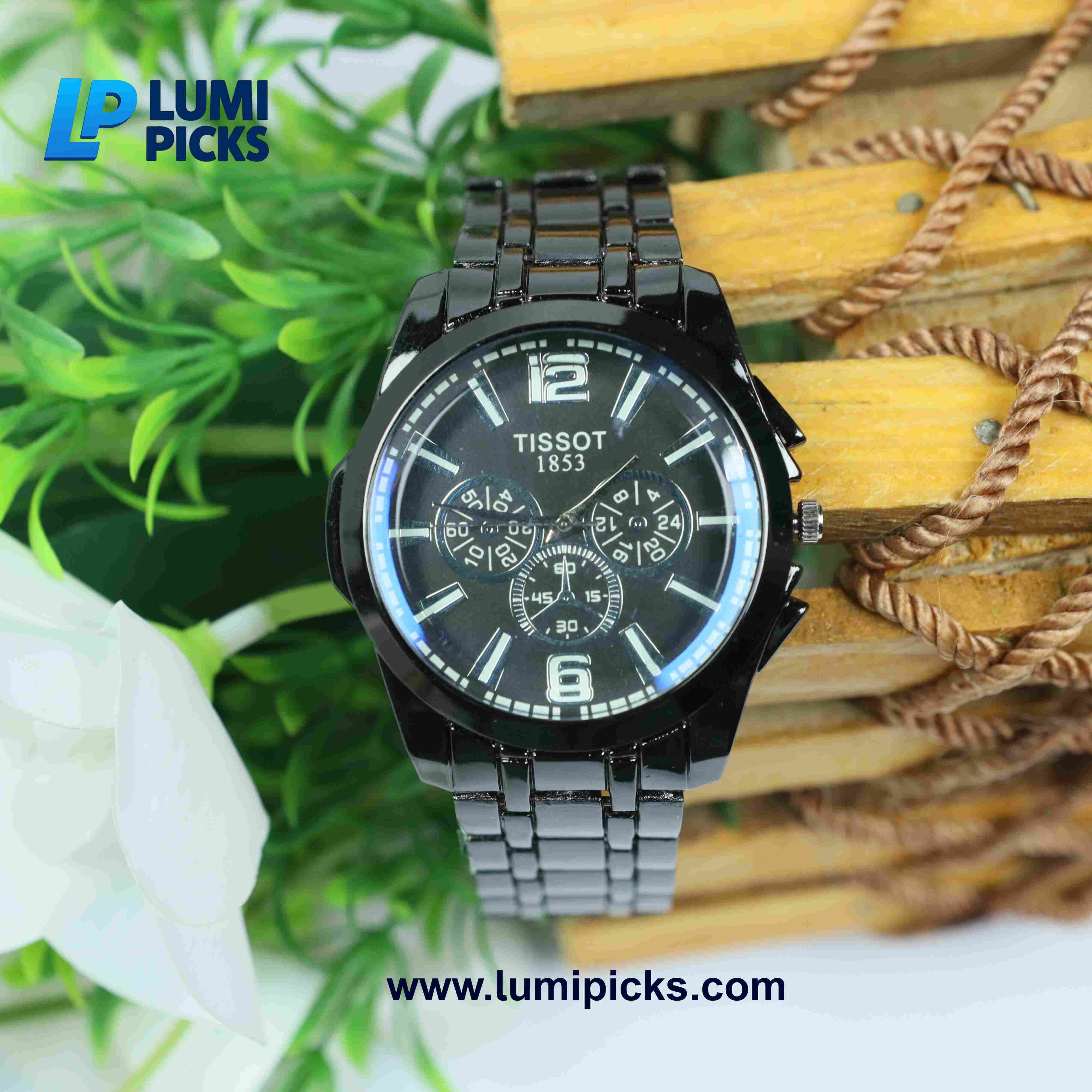 Tissot Stainless Steel Watch with Chronograph Display (TSB - 02)